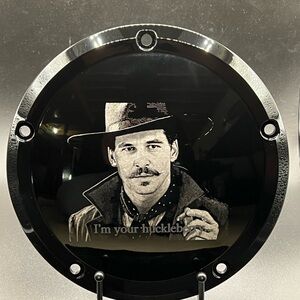 Harley I’m your huckleberry derby cover for 2016-current touring models only